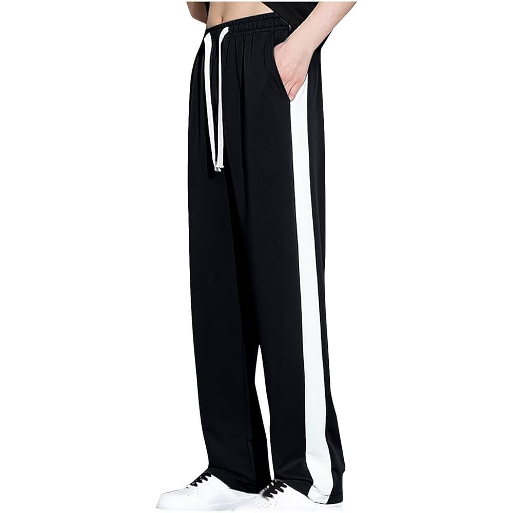 Amazon.com: Finelylove Mens Pants Silk Casual Pants Ealstic